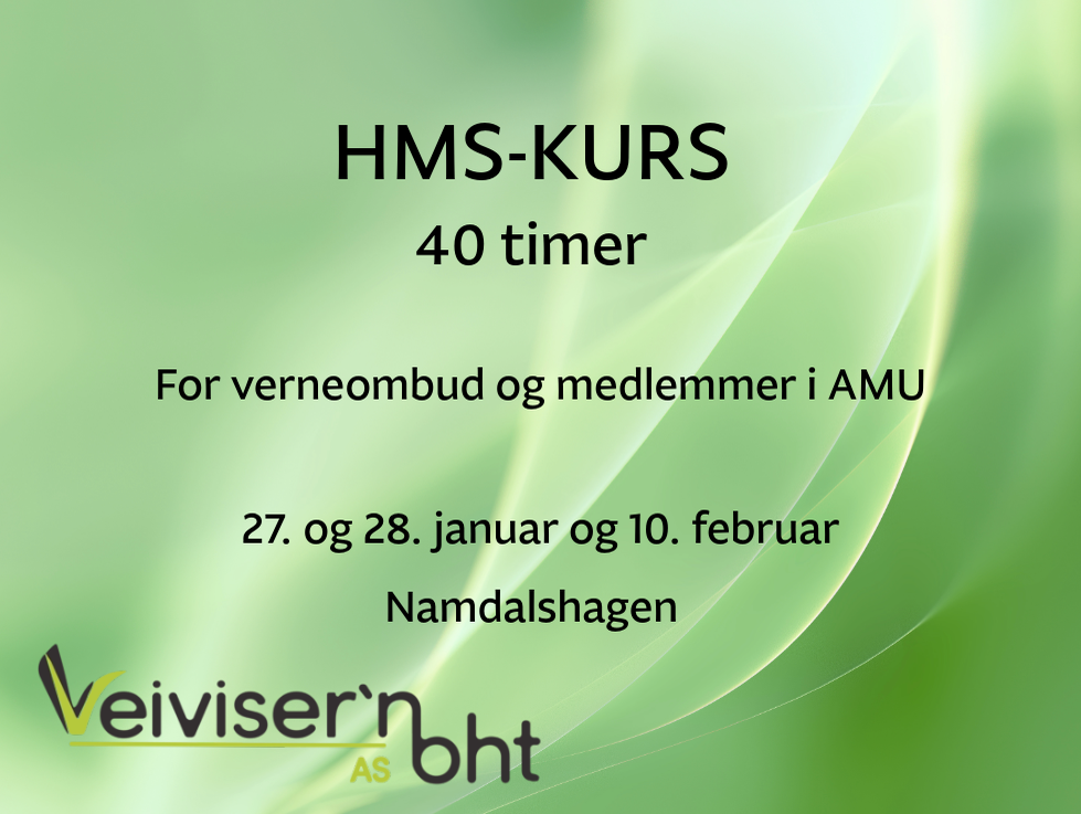 HMS - kurs (40timer) for AMU og verneombud